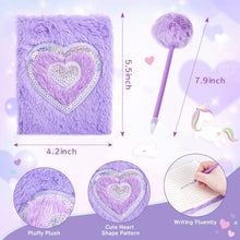 Carica l'immagine nel visualizzatore di Gallery, Regalo Bambina Giocattoli, Borsa per Bambina con Accessori - Trucchi Bambina Diario Maschera per Gli Occhi di Unicorno Portafoglio Telefono, Natale Compleanno Giochi Regalo Bambina 3 4 5 6 7 8 Anni