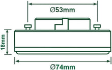 Carica l'immagine nel visualizzatore di Gallery, ADAKAT Confezione da 2 lampadine LED GX53 da 3 W, bianco caldo 3000 K