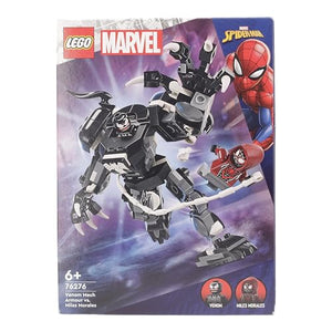 LEGO Marvel Mech di Venom vs. Miles Morales, Giocattolo Action Figure Snodabile da Costruire per Bambini e Bambine da 6 Anni con Minifigure di Spider-Man, Regalo di Compleanno da Supereroi 76276