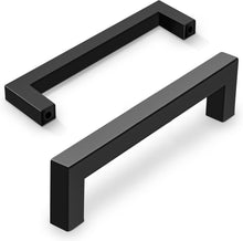 Carica l'immagine nel visualizzatore di Gallery, Vortix 15 maniglie per mobili in acciaio inox nero opaco, distanza tra i fori di 160 mm, design moderno, per mobili da c
