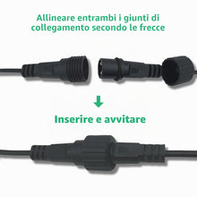 Carica l'immagine nel visualizzatore di Gallery, Cozymeow Prolunga Luci Natale 6M/19.8Ft 2 Pin Cavo Connettore
