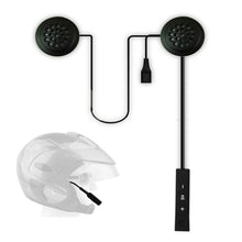 Carica l'immagine nel visualizzatore di Gallery, GEZICHTA - Cuffie Bluetooth per casco moto, anti-interferenza, senza fili, Bluetooth, antivento, vivavoce, casco da moto