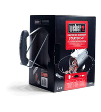 Carica l'immagine nel visualizzatore di Gallery, Weber 17631 - Kit Ciminiera di Accensione + 2 Kg di Bricchetti + 3 Cubetti Accensione