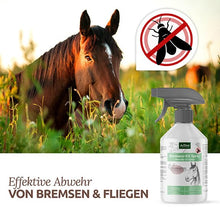 Carica l'immagine nel visualizzatore di Gallery, AniForte Horsefly-Ex Spray per Cavalli 1L - Spray tafano Efficace e duraturo Contro i tafani, Protezione immediata Contro zanzare, Mosche, parassiti, bloccante per tafani in Pratico flacone Spray