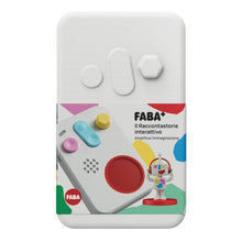 Carica l'immagine nel visualizzatore di Gallery, FABA+ Raccontastorie interattivo per bambini con contenuti audio da 0 a 10 anni, Cassa audio con Personaggio Sonoro Faba•Me, Luce notturna, Routine nanna, Gioco educativo musicale, Versione Italiana