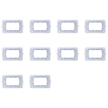 Carica l'immagine nel visualizzatore di Gallery, Supporto Compatibile Con Bticino Matix 4 Moduli, Telaio Supporto Per Scatola 502 503 504 506 (Set da 10/4 pezzi)