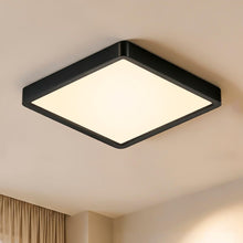 Carica l'immagine nel visualizzatore di Gallery, LQWELL® Plafoniera Lampada da soffitto a LED, Lampada da bagno impermeabile IP44 Rotonda Piatta 23W 4000K 2600LM Sottile