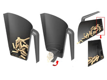 Carica l'immagine nel visualizzatore di Gallery, EDA - Pala per pellet Jura Montania XL 2,4 litri - per 1,5 kg di pellet - nero, 19,3 x 16,5 x 21,9 cm