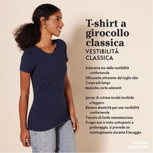 Carica l'immagine nel visualizzatore di Gallery, Amazon Essentials T-shirt a Maniche Corte con Vestibilità Classica (Opzioni Girocollo e Scollo a V) Donna , Pack of 2, Nero, M