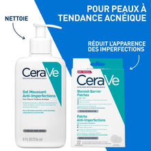 Carica l&#39;immagine nel visualizzatore di Gallery, CeraVe Patches Idrocolloidali Anti Brufoli, Per Pelli a Tendenza Acneica, Trasparenti e Invisibili sulla Pelle, Non lascia segni, Con Niacinamide e 3 Ceramidi Essenziali, 22 Pezzi
