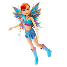 Carica l'immagine nel visualizzatore di Gallery, Winx – Bloom Fata, Bambola 27 cm con Ali Removibili e Look da Fata del Fuoco, Snodata, Giocattolo per Bambina e Bambini 