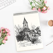 Carica l'immagine nel visualizzatore di Gallery, Album da Disegno A4 Sketchbook, 2 Pacchi Rilegatura a Spirale Blocco da Disegno con Durevole Pannello Rigido, Album Disegno Blocco Disegno per Bambini Adulti Blocco