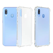 Carica l'immagine nel visualizzatore di Gallery, Cover Trasparente per Samsung Galaxy A40, Custodia Resistente in TPU, Anti Urto con Angoli Rinforzati, Protezione Bordi 