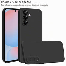 Carica l'immagine nel visualizzatore di Gallery, HSP Cover per Samsung Galaxy A56 5G, Custodia Silicone, Slim Case, Nera