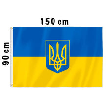 Carica l'immagine nel visualizzatore di Gallery, Bandiera dell'Ucraina, 150cm x 90cm, Colori Ucraina