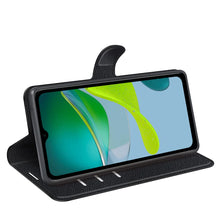 Carica l'immagine nel visualizzatore di Gallery, Cover per Motorola Moto E13, Custodia a Libro Portafoglio in Pelle PU e Silione Morbido con Porta Carte, Magnetica e Sup