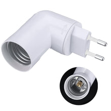 Carica l'immagine nel visualizzatore di Gallery, DYOUen 2 portalampada E27 regolabile a 360° con interruttore, adattatore spina UE per lampadina, adattatore per lampadin