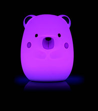 Carica l'immagine nel visualizzatore di Gallery, Jané Yum Bear Big Luce Notturna Bambino, Lampada Portatile, USB Ricaricabile, 9 Colori, Touch, Silicone Morbido, Orsetto