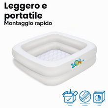 Carica l'immagine nel visualizzatore di Gallery, Bestway 51116 Bagnetto gonfiabile da viaggio 86cm x 86cm