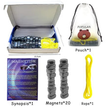 Carica l'immagine nel visualizzatore di Gallery, Gioco di scacchi magnetici,Magnetic Chess Game,Gioco da tavolo a scacchi, Pietre magnetiche,Gioco da Tavolo Educativo Dama, Scacchiera magnetica,Portable Chessboard Party for Family Reunions (E)