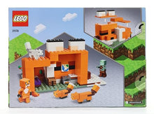 Carica l&#39;immagine nel visualizzatore di Gallery, LEGO Minecraft Il Capanno della Volpe, Mattoncini da Costruzione, Set con Zombie e Animali, Giochi per Bambino e Bambina da 8 Anni, Idee Regalo 21178