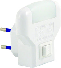 Carica l'immagine nel visualizzatore di Gallery, Velamp Punto luce LED (colore:bianco) con interruttore TWILIGHT IL09