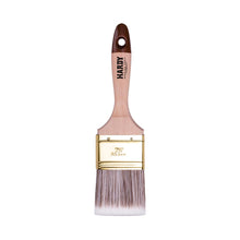 Carica l'immagine nel visualizzatore di Gallery, HARDY WORKING TOOLS Set di 5 Pennelli Piatti 25/35 / 50/60 / 75 mm – Serie 45 – Fibre Sintetiche, Manico in Legno Natura