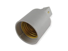 Carica l'immagine nel visualizzatore di Gallery, KIT 2 PEZZI ADATTATORE CONVERTITORE G24 - E27 PER SOLO LAMPADINE A LED