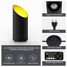 Carica l'immagine nel visualizzatore di Gallery, Adiwo Faretto LED da Pavimento, 1 PCS Luci da Terra a LED, Dimmerabile, per Illuminazione d'Accento (Nero)