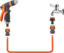 Carica l'immagine nel visualizzatore di Gallery, Kippen 6160X - Kit per Irrigazione con Pistola a Getto Regolabile + Raccordi ad Innesto Rapido