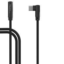 Carica l'immagine nel visualizzatore di Gallery, Techgear - Cavo USB C (90 gradi), colore nero