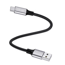 Carica l'immagine nel visualizzatore di Gallery, OTraki Cavo USB C 20 cm, USB2.0 Nylon Cavo Ricarica Rapida Type C per Auto Compatibili con iPhone 17 16 15 Pro Max Plus,