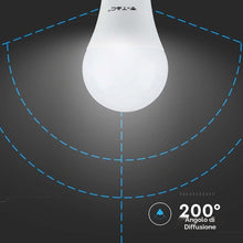 Carica l'immagine nel visualizzatore di Gallery, V-TAC Lampadina LED con Attacco E27 8,5W (Equivalenti a 60W) A60 - 806 Lumen - Massima Efficienza e Risparmio Energetico