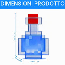 Carica l'immagine nel visualizzatore di Gallery, Mineup Bottiglia Magica Luce Notturna, Lampada Da Tavolo LED a Forma Di Pozione Con 8 Colori, Luci Colorate Cambiabili, 