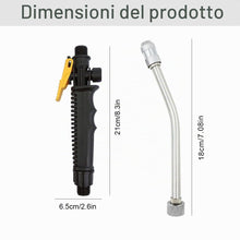 Carica l'immagine nel visualizzatore di Gallery, Lancia Alta Pressione Idropulitrice Pistola - Acqua Tubo Giardino Spray Lunga Durata Autolavaggio Ugelli Uscita Lavaggio