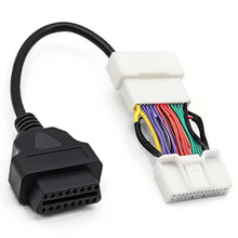 Carica l'immagine nel visualizzatore di Gallery, Goliton Adattatore per cavo diagnostico OBDII OBD2 26 pin a 16 pin compatibile Tesla Model 3/Y 2019-2021