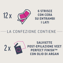 Carica l'immagine nel visualizzatore di Gallery, Veet Expert Strisce Viso Pelli Normali, 12 strisce