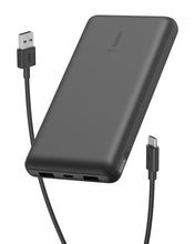 Carica l'immagine nel visualizzatore di Gallery, Belkin BoostCharge Power Bank 20000mAh con Porte USB-C e USB-A - Nero