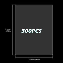 Carica l'immagine nel visualizzatore di Gallery, Revspoir 300 Bustine Carte, Bustine Protettive 66 * 91mm Card Sleeves Compatible con Varie Carte da Collezione, Alta Trasparenza, Dimensioni Standard