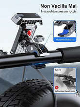 Carica l'immagine nel visualizzatore di Gallery, CIRYCASE Porta Cellulare Bici, [3S Installazione &amp; Massima Antivibrazione] Porta Telefono Moto, 360° Rotante e Aggiornato Morsetto Manubrio Porta Cellulare Moto per ATV, Adatta per 4.7-6.8” Smartphone
