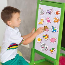 Carica l&#39;immagine nel visualizzatore di Gallery, Little World 25 Magneti Bambini 1 anno – Gioco Calamite Bambini 2 anni - Calamite Animali per Bambini - Animali Magnetici per Lavagna - Animali da Fattoria Magnetici