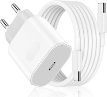 Carica l'immagine nel visualizzatore di Gallery, Caricatore per iPhone 17/17 Air/17 Pro/17 Pro Max, iPhone 16 15 Pro Max Plus, iPad 10/11 Generazione, 27W USB C Caricabatterie Alimentatore Presa Spina Rapido con Cavo 2M