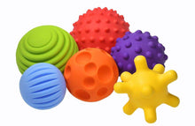 Carica l'immagine nel visualizzatore di Gallery, FANCY FancyBaby 6 palline sensoriali per neonati, Giochi educativi in aqua, Palla morbida, Idea regalo
