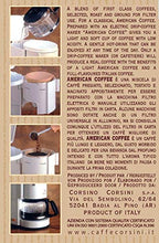 Carica l&#39;immagine nel visualizzatore di Gallery, Caffè Corsini - American Coffee, Miscela di Caffè Macinato per Caffè Americano, Caffè Lungo e Caffè Filtro, Leggero e Profumato - 6 Confezioni da 250 Grammi Sottovuoto
