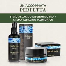 Carica l'immagine nel visualizzatore di Gallery, Siero Acido Ialuronico Viso 100ml, Siero Viso Acido Ialuronico Puro con Aloe Vera per Pelli Sensibili - Siero Viso Antirughe - Siero Idratante Viso Vegano - Hyaluronic Acid Serum - Satin Naturel
