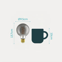 Carica l'immagine nel visualizzatore di Gallery, EGLO LED E27 dimmerabile, lampadina a spirale Globe, lampada vintage