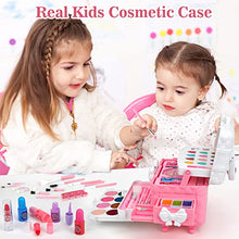 Carica l'immagine nel visualizzatore di Gallery, Trucchi Bambina Set, 55 pezzi Trucchi Bambina Anallergici, Lavabile Set Di Trucchi Per Bambini, Valigetta Trucchi Bambina, Giochi Bambina Natale Compleanno Regalo Bambina 3 4 5 6 7 8 9 10 Anni
