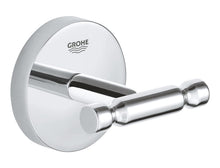 Carica l'immagine nel visualizzatore di Gallery, GROHE Start Cosmopolitan QuickFix, Gancio per accappatoio (metallo, fissaggio nascosto, viti e tasselli inclusi, montagg