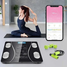 Carica l'immagine nel visualizzatore di Gallery, Bilancia Pesapersone Digitale Professionale, Bilancia Impedenziometrica Bluetooth Bilancia Pesa Persona Digitale con App, Misura Peso Corporeo Massa Grassa BMI Bluetooth