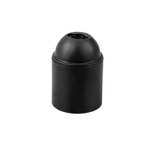Carica l'immagine nel visualizzatore di Gallery, Pack di 4 Portalampada E27 | Nero | Supporto Attacco E27 Liscio | Montaggio M10x1 | Base per Lampadina a Vista e Filetto